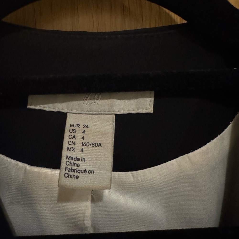 H&M Classic Black and White Jacket